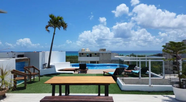 Апартаменты Ocean and city view rooftop, apartment 2BR 301