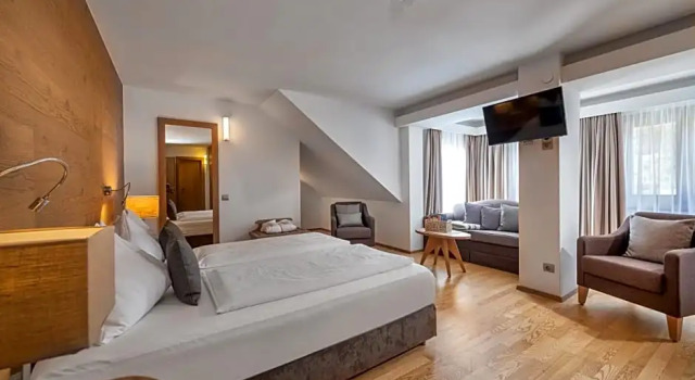 Номер Standard с балконом и с видом на горы Seehotel Urban