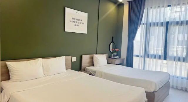 Трёхместный семейный номер Standard с видом на город Lalisa Hotel Grand World Phu Quoc