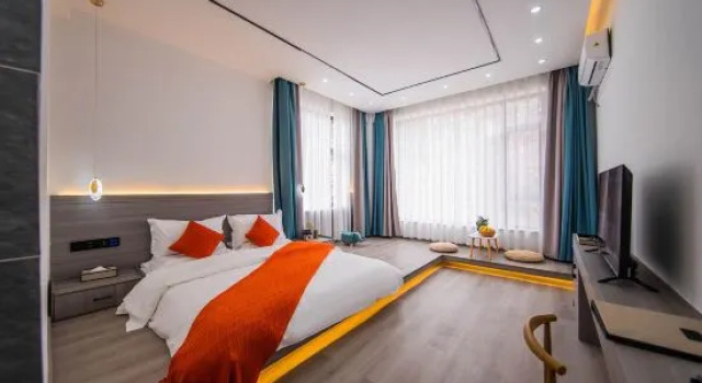 Люкс Listening to the wind · Courtyard Green Forest Rizhao Jinshan View Inn (Yulong Snow Mountain)