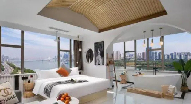 Time Slow Travel Homestay (Wanda Plaza Xiangya First Affiliated Hospital), Prenota Hotel Hotel a Changsha con parcheggio, Parcheggio