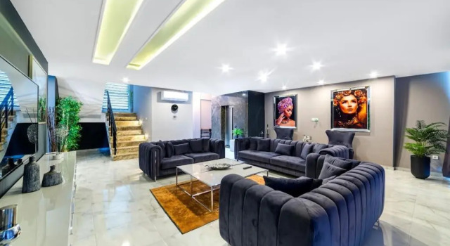 City and Sea View Pool Lüx Villa, Забронировать Вилла Алания 