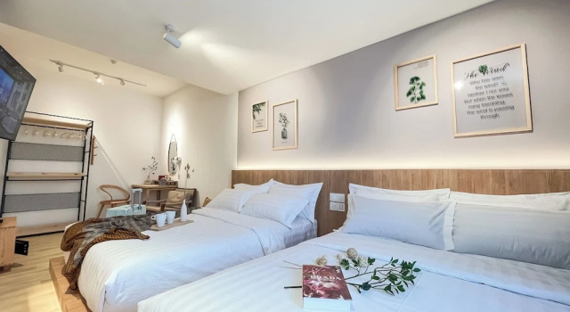 Standardowy czteroosobowy rodzinny pokój Sleep Box Penang