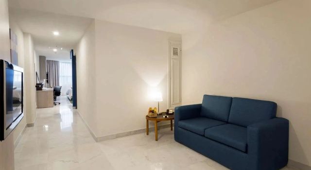 Двухместный люкс c 1 комнатой с видом на пляж DoubleTree by Hilton Veracruz