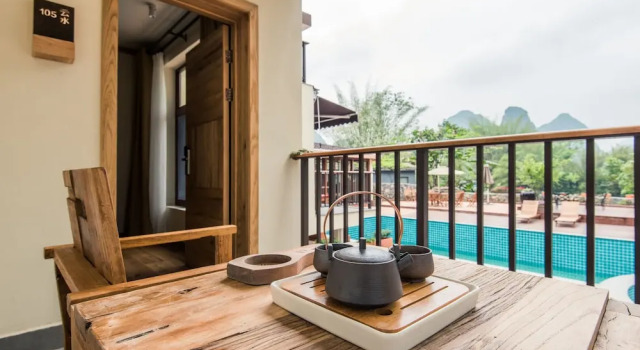 Standardowy dwuosobowy pokój z widokiem The Apsara Lodge