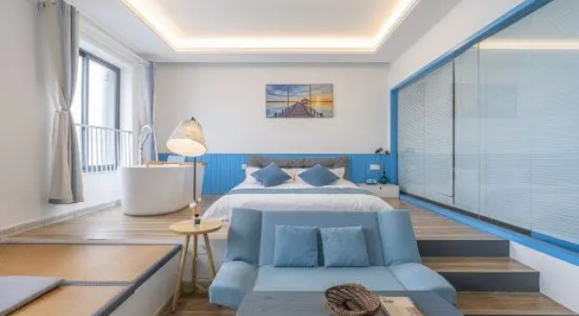 Люкс с видом на море Dongjidao Shimatou Hotel