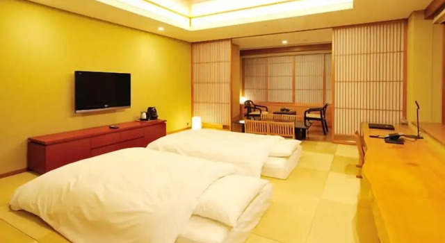 Номер Deluxe с видом на горы Chikusenso Onsen