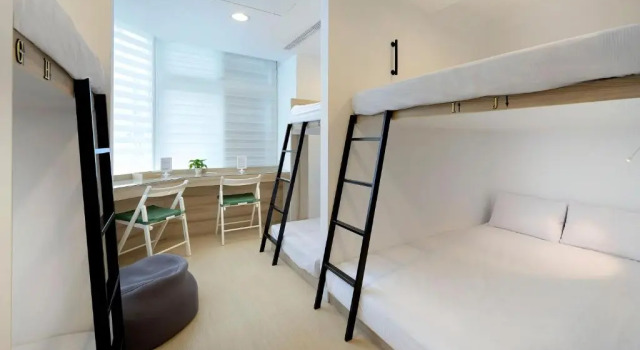 Łóżko w pokoju wieloosobowym (pokoju wieloosobowym żeńskim) SSBHotel - Shin Sei Bashi