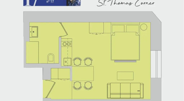 Студия Deluxe Saint Thomas Corner