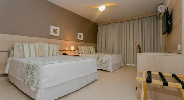 Двухместный номер Standard с частичным видом на море Beach Hotel Juquehy