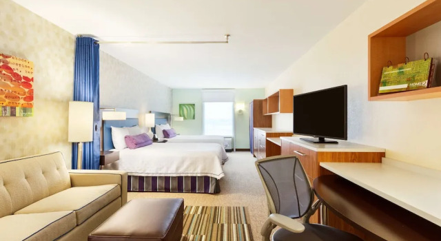 Четырёхместная студия Home2 Suites by Hilton Fargo