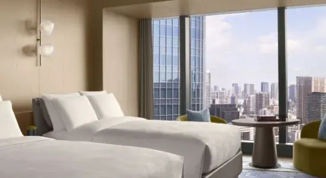 Двухместный люкс с красивым видом из окна JW Marriott Hotel Tokyo