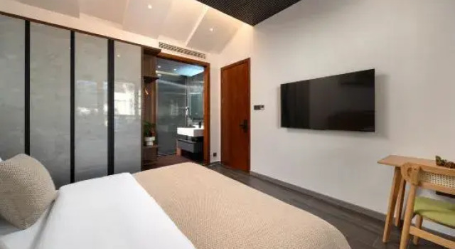 Кровать в общем номере Jingning there - No.7 Courtyard