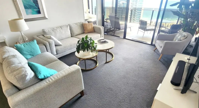 Двухместный люкс с 2 комнатами с балконом Sealuxe Suites - Central Surfers Paradise