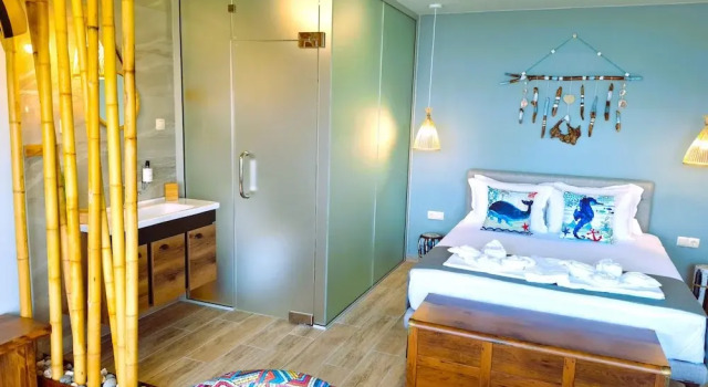 Двухместный номер Deluxe с балконом и с видом на море DOLPHIN BAY BOUTIQUE COMPLEX Sozopol