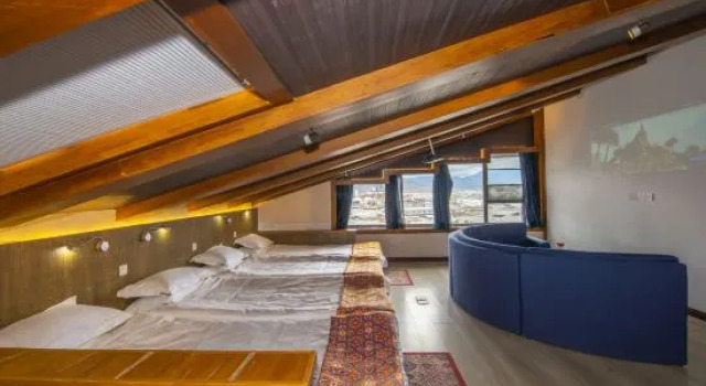 Кровать в общем номере Xiangsheli Foguang Qifu Boutique Inn