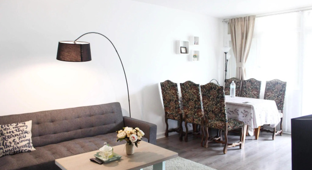Cosy 74m2 apartment close to Paris and La Defense, Rezervasyon Daire Houilles Ile de France