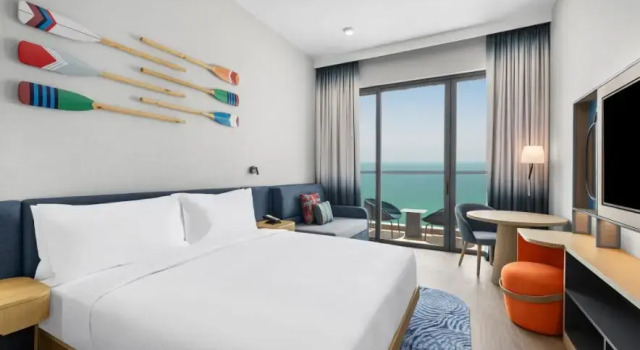 Номер с видом на море Hampton by Hilton Marjan Island