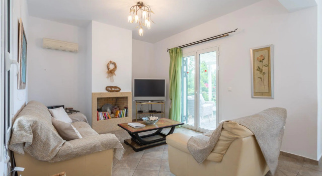 Villa Alexandra Large Private Pool Walk to Beach Sea Views A C Wifi Car Not Required Eco-frie - 1649, Rezerwuj Willa Kato Katelios Grecja