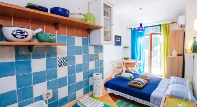Коттедж Apartment in Posedarje by the Beach