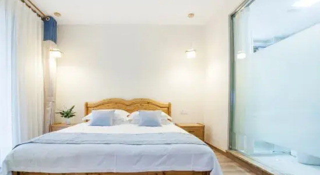 Кровать в общем номере Wonderful Home