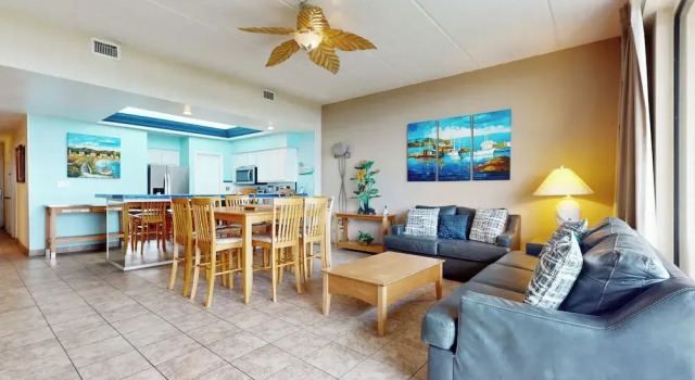 Апартаменты Ground-floor Gulf-view 3br: Suntide III - Unit 106