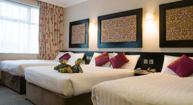 Четырёхместный семейный номер Standard Flannerys Hotel