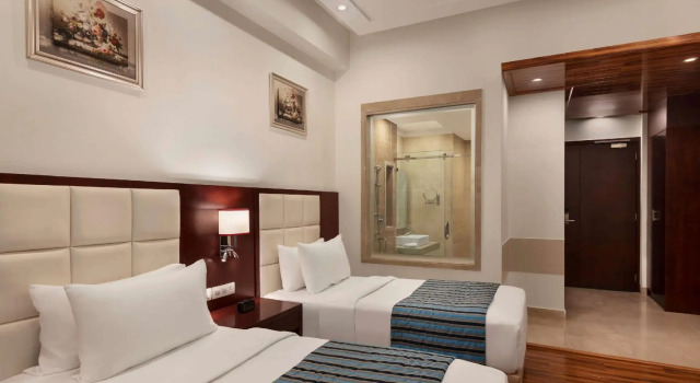 Двухместный номер Deluxe Ramada by Wyndham New Delhi Pitampura