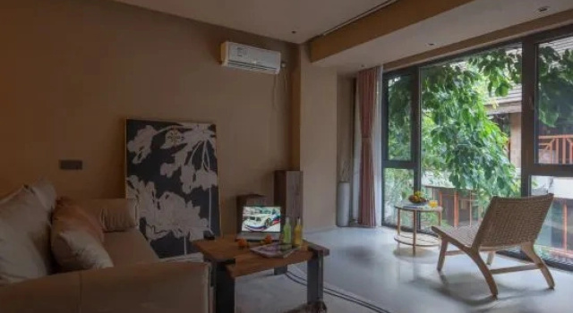 Двухместный люкс Xishuangbanna Jinghong Anli Rainforest Holiday Homestay