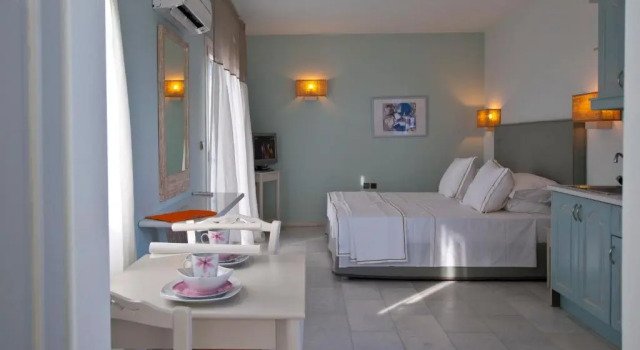 Студия Deluxe с балконом и с красивым видом из окна Ammos Naxos Exclusive Apartments & Studios
