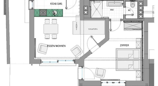 Апартаменты c 1 комнатой Landhaus Sonneck