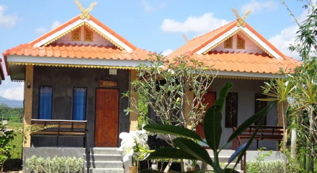 Бунгало c 1 комнатой с балконом и с красивым видом из окна Chiang Rai Khuakrae Resort