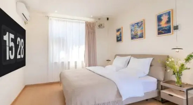 Двухместный люкс с красивым видом из окна Dali Yunqi Seaview Homestay