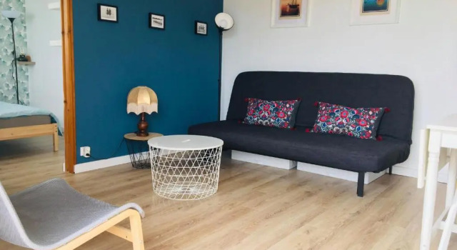 Апартаменты Bleu Sale - F2 Courseulles Avec Balcon