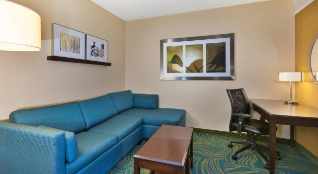Четырёхместный люкс SpringHill Suites by Marriott Grand Rapids Airport Southeast