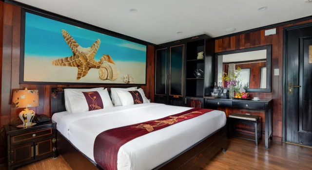 Двухместный номер Executive с балконом и с видом на океан Huong Hai Sealife Cruise