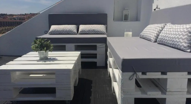 Апартаменты A Terrace on a Topfloor with a View
