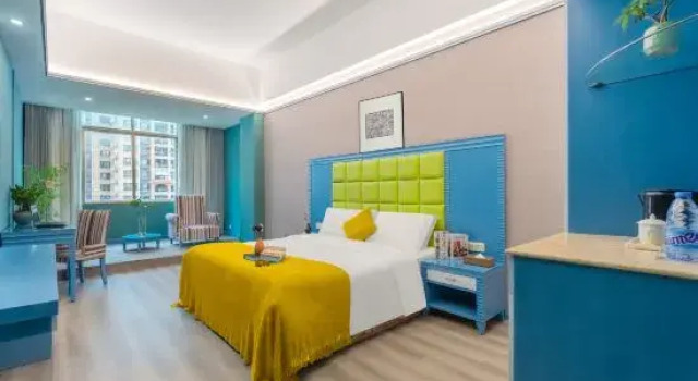Xizhu Apartment Happy Stay (Zhanjiang Jinshawan Yingzhan Plaza), Rezervasyon Daire Guangdong otoparklı oteller, Otopark