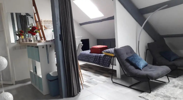 Апартаменты Le Mini Loft Montargis centre 1 à 4 personnes climatisation parking linge wifi freebox Netflix