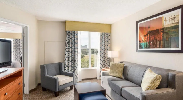 Двухместный люкс Premium c 1 комнатой Homewood Suites by Hilton Orlando-International Drive Convention Center
