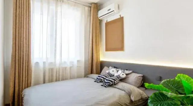 Семейный люкс с 2 комнатами с красивым видом из окна Meitu Projection Homestay (Zhengzhou International Exhibition Center Minhang Road Subway Station)