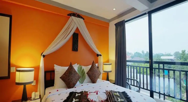 Двухместный номер Superior с балконом и с красивым видом из окна Areca Angkor Boutique Villa