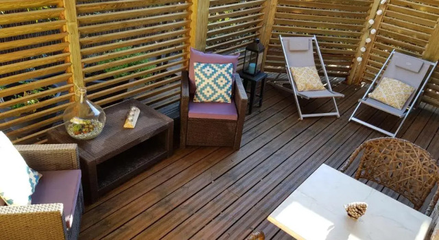 Апартаменты c 1 комнатой Appart Bleu Azur Piscine chauffée Adults only