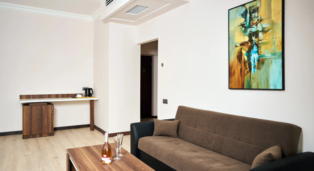 Superior Suite mit Balkon und mit Stadtblick Hotel Eria Suite