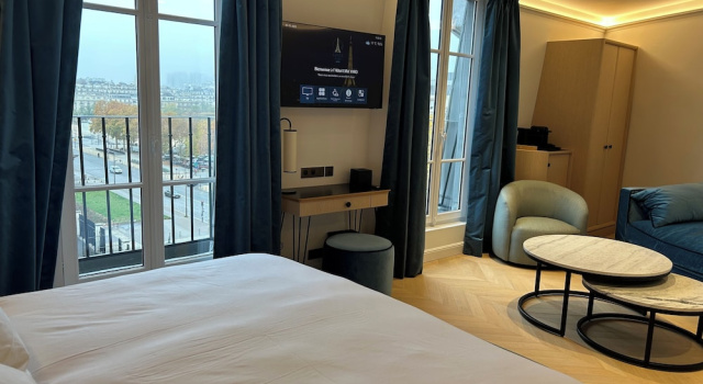 Двухместный полулюкс с частичным видом Eiffel Yard Hotel