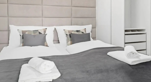 Апартаменты Comfort с 2 комнатами с балконом и с видом на парк Modern City Apartment near Vienna Central Station