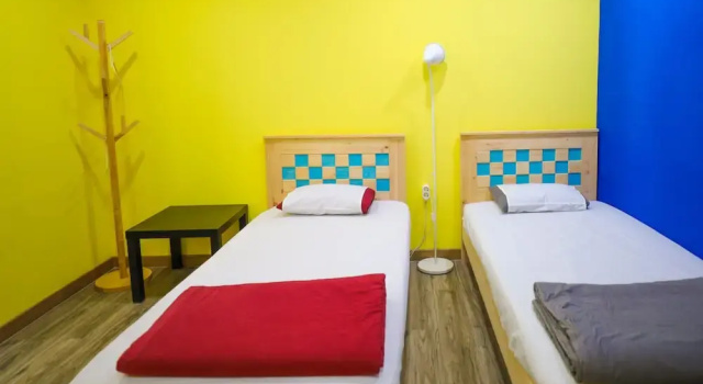 Standard Twin room Daegu Midtown Hostel