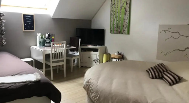 Четырёхместный номер Standard Chambres privées chez le particulier aéroport Lille Lesquin