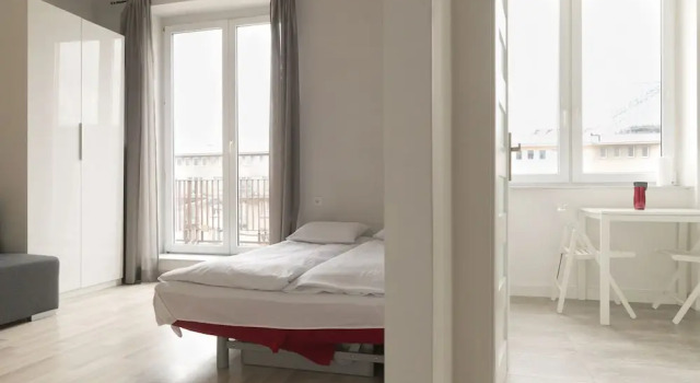 Студия с балконом Apartamenty Wawa Centrum by Your Freedom