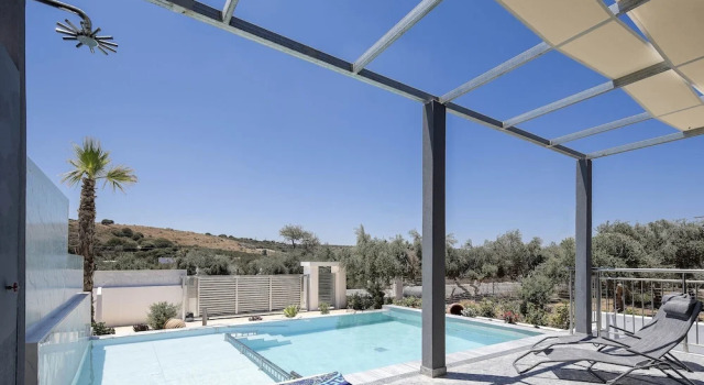 Villa You - With Private Pool, Забронировать Вилла Отели Панормос с парковкой, Парковка